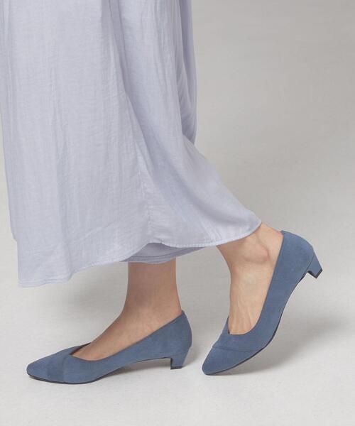 closet story(クローゼットストーリー)の「<closet story(クローゼットストーリー)>キリカエ パンプス 35(パンプス・レディース・ブラック/ベージュ/ロイヤルブルー・23cm/23.5cm/24cm/24.5cm)」の1枚目の写真