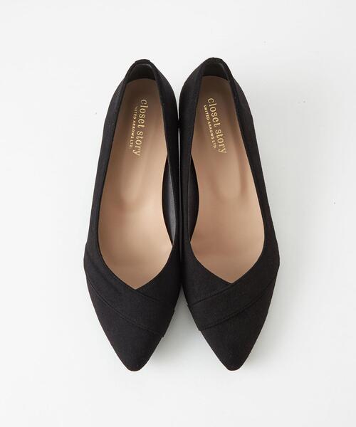 closet story(クローゼットストーリー)の「<closet story(クローゼットストーリー)>キリカエ パンプス 35(パンプス・レディース・ブラック/ベージュ/ロイヤルブルー・23cm/23.5cm/24cm/24.5cm)」の6枚目の写真