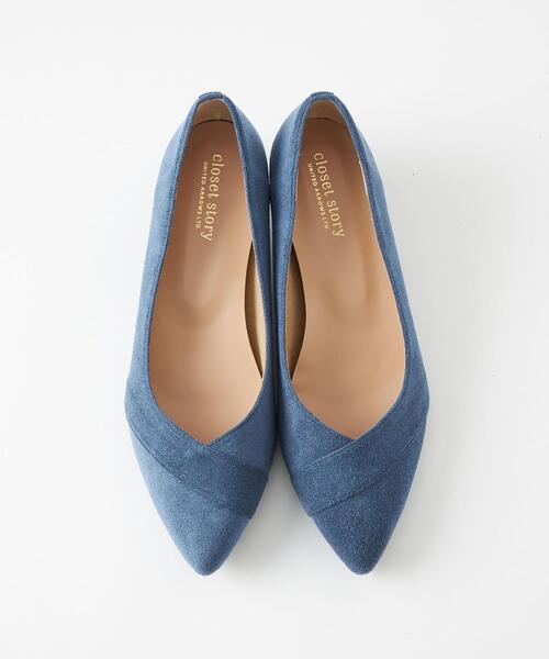 closet story(クローゼットストーリー)の「<closet story(クローゼットストーリー)>キリカエ パンプス 35(パンプス・レディース・ブラック/ベージュ/ロイヤルブルー・23cm/23.5cm/24cm/24.5cm)」の12枚目の写真