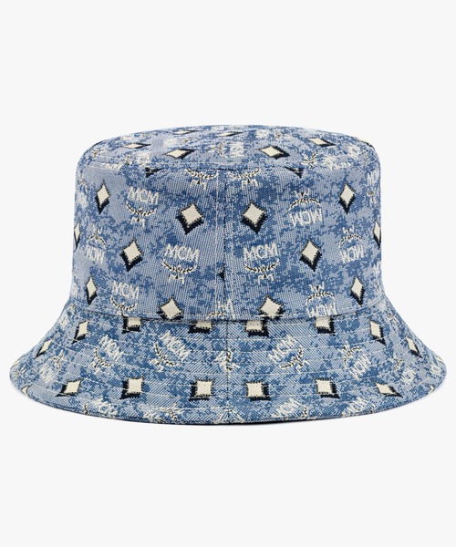MCM（エムシーエム）の「MCM/エムシーエム/バケットハット - ヴィンテージ モノグラム ジャカード（ハット・レディース・ブルー・FREE）」の2枚目の写真