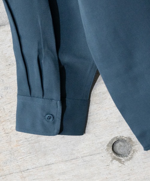 Limited Line Naive Magic（リミテッドラインナイーブマジック）の「【a】ナチュラルストレッチ バック刺繍シャツ（シャツ/ブラウス・メンズ・ブルー/ワイン/ブラウン/ブルー系その他/ブラック/マルチ/ワイン系/ベージュ/その他・MEDIUM/LARGE/X-LARGE）」の17枚目の写真