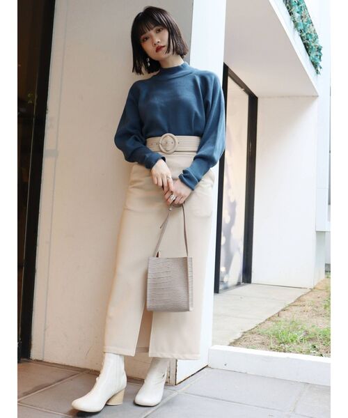 MURUA(ムルーア)の「ミニスクエアショルダーバッグ(ショルダーバッグ・レディース・ブラック/ベージュ・FREE)」の13枚目の写真