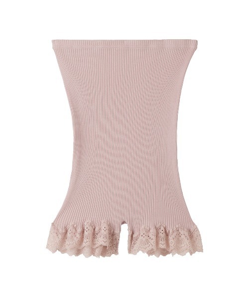 ウエスト　インナーショートジョン 肌に優しいオーガニックコットン。腹巻き付きで冷えから守る