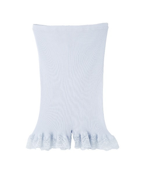 PEACH JOHN（ピーチジョン）の「【肌に優しいオーガニックコットン。腹巻き付きで冷えから守る】オーガニックコットンハイウエストオーバーパンツ（インナーウェア/肌着・レディース・ブラック/アイボリー/ヘザーグレー/ミント/ピンクベージュ/ダークラベンダー/ライトブルー/ブラウン/スモークピンク/グレー・S/M/M/L）」の7枚目の写真