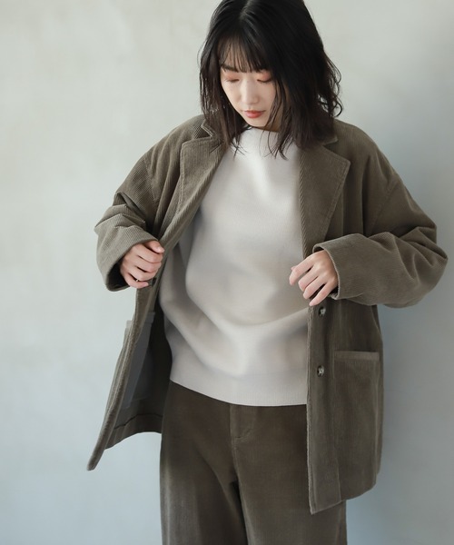 LAKOLE（ラコレ）の「コーデュロイダブルジャケット / 218786