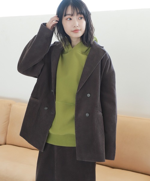 belvest テーラードジャケット LAKOLE（ラコレ）の「コーデュロイダブルジャケット / 218786