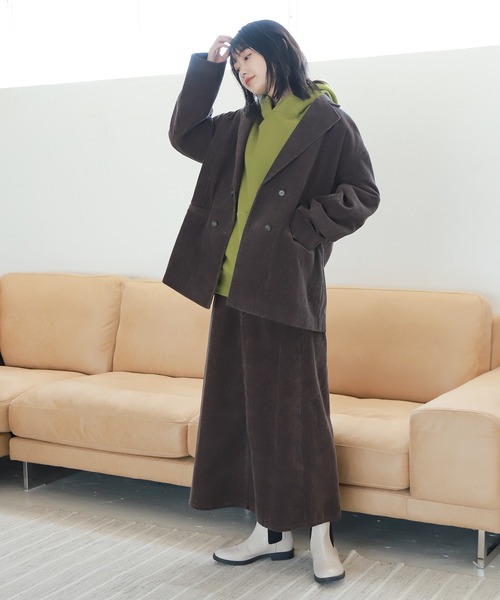 LAKOLE（ラコレ）の「コーデュロイダブルジャケット / 218786