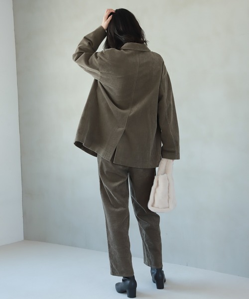 LAKOLE（ラコレ）の「コーデュロイダブルジャケット / 218786