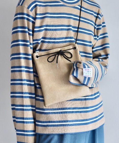 INTER FACTORY（インターファクトリー）の「WEARISTA Mr.SZK - サンドイッチショルダーバッグ　made in INTER FACTORY（ショルダーバッグ・メンズ・ブラック/ベージュ・FREE）」の22枚目の写真