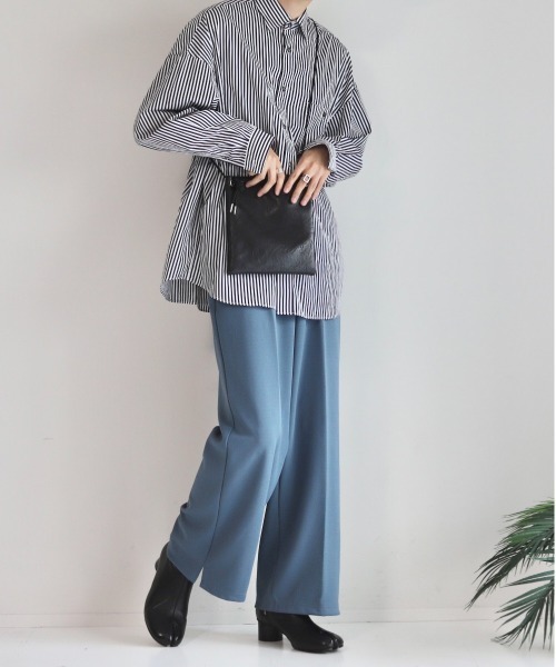 INTER FACTORY（インターファクトリー）の「WEARISTA Mr.SZK - サンドイッチショルダーバッグ　made in INTER FACTORY（ショルダーバッグ・メンズ・ブラック/ベージュ・FREE）」の19枚目の写真