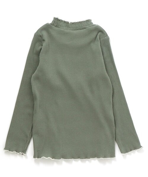 BREEZE（ブリーズ）の「リブメロウロンT（Tシャツ/カットソー・キッズ・ブラック/レッド/オフホワイト/ミント・100/110/120/80/130/90/140）」の5枚目の写真