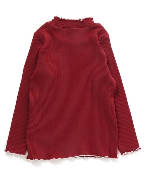 BREEZE（ブリーズ）の「リブメロウロンT（Tシャツ/カットソー・キッズ・ブラック/レッド/オフホワイト/ミント・100/110/120/80/130/90/140）」の13枚目の写真