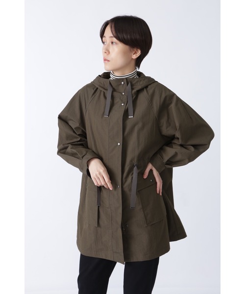 human woman（ヒューマンウーマン）の「◆C/Nタイプライタ－ブルゾン（ブルゾン・レディース・ベージュ系その他/カーキ・MEDIUM/SMALL）」の19枚目の写真