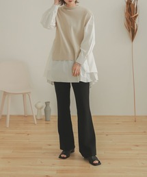 SENSE OF PLACE by URBAN RESEARCH | ストレッチセンタープレスセミフレアパンツ(その他パンツ)