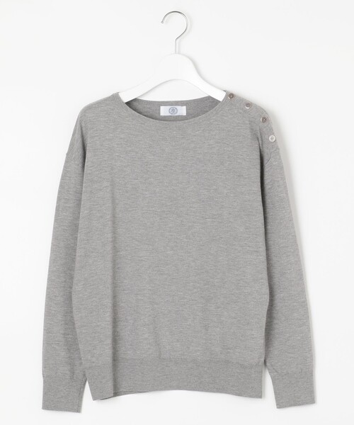J.PRESS Ladies(J.プレス レディス)の「【洗える】PRINCE ボートネック ニット(ニット/セーター・レディース・ダルブルー系/ベージュ系/ワイン系/ライトグレー系/ピンク系・SMALL)」の8枚目の写真