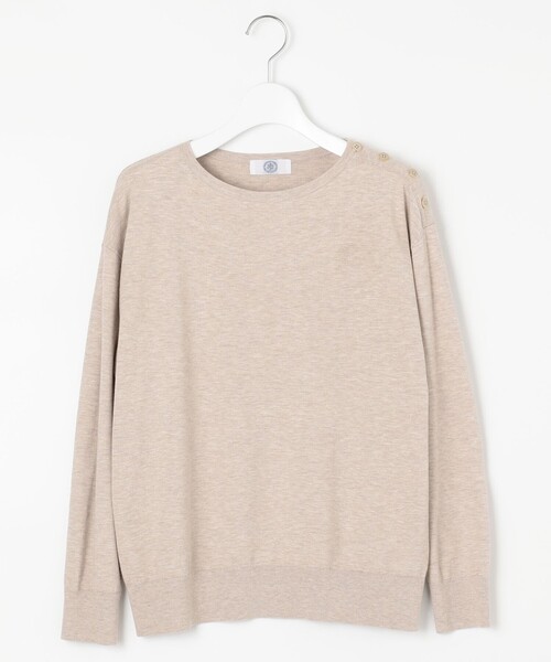 J.PRESS Ladies(J.プレス レディス)の「【洗える】PRINCE ボートネック ニット(ニット/セーター・レディース・ダルブルー系/ベージュ系/ワイン系/ライトグレー系/ピンク系・SMALL)」の10枚目の写真