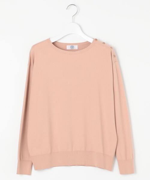 J.PRESS Ladies(J.プレス レディス)の「【洗える】PRINCE ボートネック ニット(ニット/セーター・レディース・ダルブルー系/ベージュ系/ワイン系/ライトグレー系/ピンク系・SMALL)」の12枚目の写真