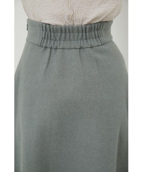 rienda（リエンダ）の「ニットフェイクウールフレアスカート（スカート・レディース・ライトブラウン/ダークブルー/ライトベージュ・SMALL/MEDIUM）」の8枚目の写真