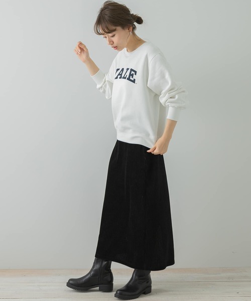 URBAN RESEARCH Sonny Label（アーバンリサーチサニーレーベル）の「『UR TECH』カットコーデュロイスカート（スカート・レディース・ブラック/ブラウン系その他/アイボリー・36/38）」の11枚目の写真