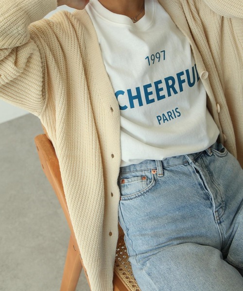 Chillfar（チルファー）の「1997ロゴプリントロンT（Tシャツ/カットソー・レディース・レッド/グリーン/ブラック/モカ/ブルー/オレンジ・FREE）」の5枚目の写真