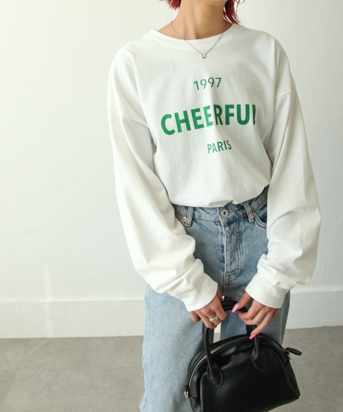 Chillfar（チルファー）の「1997ロゴプリントロンT（Tシャツ/カットソー・レディース・レッド/グリーン/ブラック/モカ/ブルー/オレンジ・FREE）」の14枚目の写真