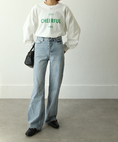 Chillfar（チルファー）の「1997ロゴプリントロンT（Tシャツ/カットソー・レディース・レッド/グリーン/ブラック/モカ/ブルー/オレンジ・FREE）」の15枚目の写真