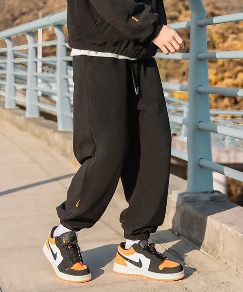 HOOK（フック）の「【HOOK】ベーシック　刺繍入り暖かいボアスウェットパンツ（スウェットパンツ・メンズ・ダークグレー/ブラック/ホワイト・L/M/XL/XXL）」の15枚目の写真