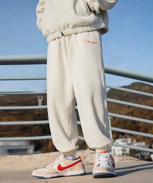 HOOK（フック）の「【HOOK】ベーシック　刺繍入り暖かいボアスウェットパンツ（スウェットパンツ・メンズ・ダークグレー/ブラック/ホワイト・L/M/XL/XXL）」の16枚目の写真