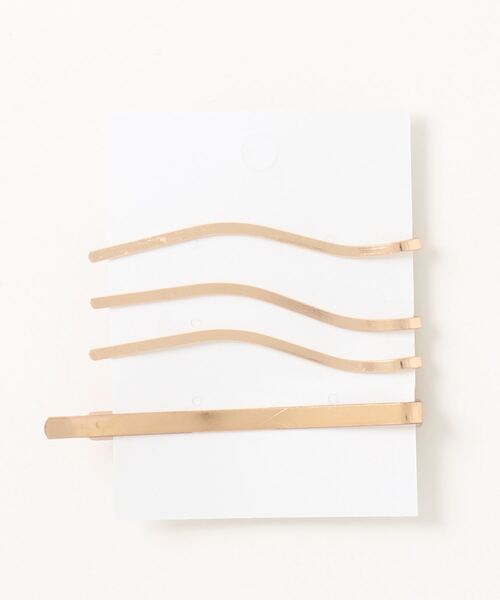 Ein（アイン）の「【Ein】ウェーブデザイン ヘアピンセット（ヘアピン・レディース・ホワイト/ベージュ/ブラウン・FREE）」の4枚目の写真