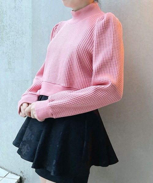 lilLilly（リルリリー）の「ワッフルリブアンサンブル（アンサンブル・レディース・ホワイト/ブラック/ブルー/ピンク・FREE）」の21枚目の写真