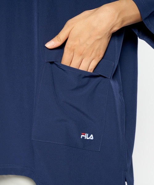 FILA(フィラ)の「【FILA:フィラ】レディース4WAYストレッチチュニック(チュニック・レディース・ネイビー/カーキ・SMALL/MEDIUM/LARGE/X-LARGE)」の10枚目の写真