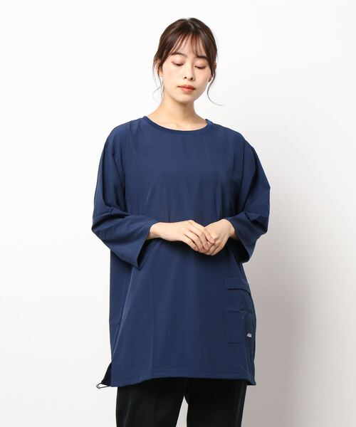 FILA(フィラ)の「【FILA:フィラ】レディース4WAYストレッチチュニック(チュニック・レディース・ネイビー/カーキ・SMALL/MEDIUM/LARGE/X-LARGE)」の7枚目の写真
