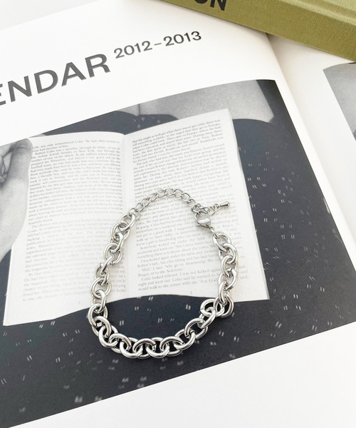 kutir（クティール）の「サージカルステンレスブレスレット2（ブレスレット・レディース・シルバー・FREE）」の2枚目の写真