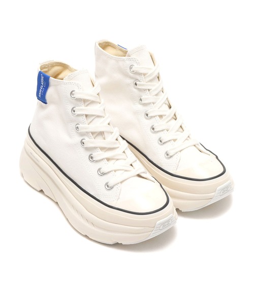 AKIII CLASSIC（アキクラシック）の「AKIII CLASSIC AKIII RECOVERY COTTON HIGH / アキ クラシック アキ リカバリーコットン ハイ（スニーカー・レディース・ベージュ/インディゴブルー/ホワイト/ブラック・23.0cm/23.5cm/24.0cm/24.5cm/25.0cm/25.5cm）」の2枚目の写真