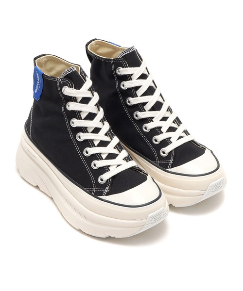 AKIII CLASSIC（アキクラシック）の「AKIII CLASSIC AKIII RECOVERY COTTON HIGH / アキ クラシック アキ リカバリーコットン ハイ（スニーカー・レディース・ベージュ/インディゴブルー/ホワイト/ブラック・23.0cm/23.5cm/24.0cm/24.5cm/25.0cm/25.5cm）」の5枚目の写真