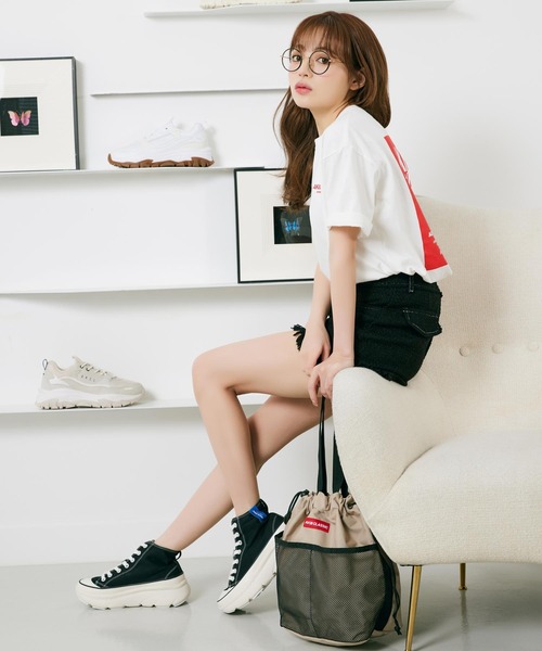 AKIII CLASSIC（アキクラシック）の「AKIII CLASSIC AKIII RECOVERY COTTON HIGH / アキ クラシック アキ リカバリーコットン ハイ（スニーカー・レディース・ベージュ/インディゴブルー/ホワイト/ブラック・23.0cm/23.5cm/24.0cm/24.5cm/25.0cm/25.5cm）」の19枚目の写真