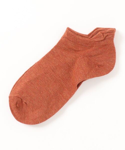 「kakko」（カッコ）の「レディース 靴擦れ防止 スニーカーソックス靴下（ソックス/靴下・レディース・ベージュ/ダークグリーン/ホワイト/ブラック/ブラウン/カーキ/イエロー/オレンジ/ブルー/ワインレッド・FREE）」の9枚目の写真