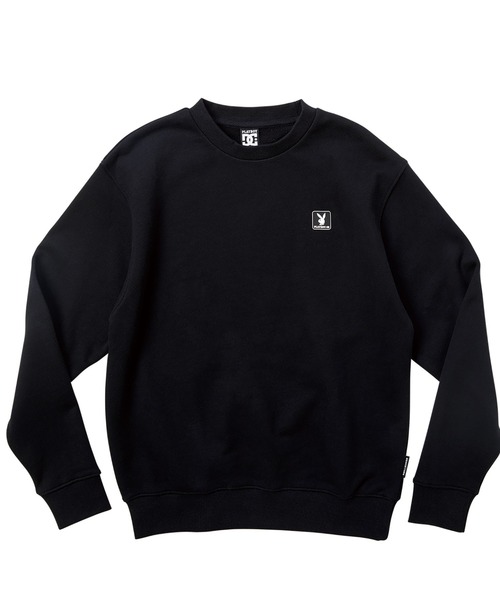 DC SHOES（ディーシーシューズ）の「PB BACK PHOTO CREW/DCPLAYBOY(プレイボーイ）コラボスウェットトレーナー（スウェット・メンズ・ホワイト/ブラック・SMALL/MEDIUM/LARGE/X-LARGE）」の4枚目の写真