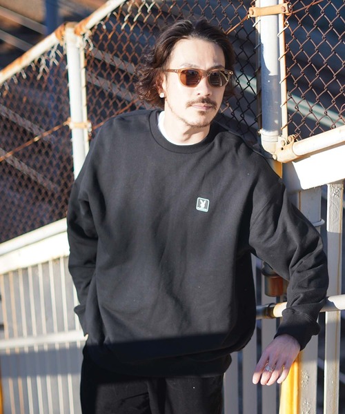 DC SHOES（ディーシーシューズ）の「PB BACK PHOTO CREW/DCPLAYBOY(プレイボーイ）コラボスウェットトレーナー（スウェット・メンズ・ホワイト/ブラック・SMALL/MEDIUM/LARGE/X-LARGE）」の9枚目の写真