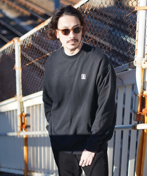 DC SHOES（ディーシーシューズ）の「PB BACK PHOTO CREW/DCPLAYBOY(プレイボーイ）コラボスウェットトレーナー（スウェット・メンズ・ホワイト/ブラック・SMALL/MEDIUM/LARGE/X-LARGE）」の8枚目の写真