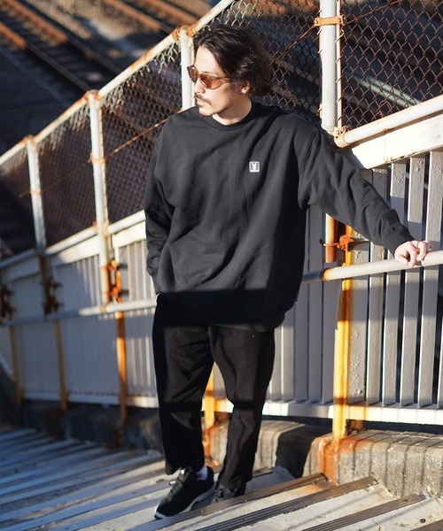 DC SHOES（ディーシーシューズ）の「PB BACK PHOTO CREW/DCPLAYBOY(プレイボーイ）コラボスウェットトレーナー（スウェット・メンズ・ホワイト/ブラック・SMALL/MEDIUM/LARGE/X-LARGE）」の6枚目の写真