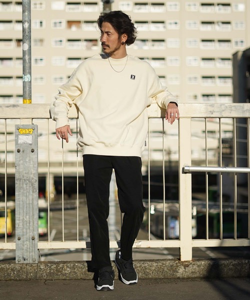 DC SHOES（ディーシーシューズ）の「PB BACK PHOTO CREW/DCPLAYBOY(プレイボーイ）コラボスウェットトレーナー（スウェット・メンズ・ホワイト/ブラック・SMALL/MEDIUM/LARGE/X-LARGE）」の16枚目の写真