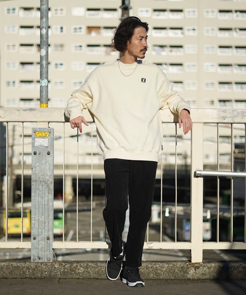 DC SHOES（ディーシーシューズ）の「PB BACK PHOTO CREW/DCPLAYBOY(プレイボーイ）コラボスウェットトレーナー（スウェット・メンズ・ホワイト/ブラック・SMALL/MEDIUM/LARGE/X-LARGE）」の15枚目の写真