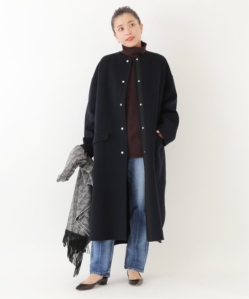 VERMEIL par iena（ヴェルメイユパーイエナ）の「ウールカシミア ロングネックニット◆（ニット/セーター・レディース・ブラック/ブラウン/ナチュラル/キャメル・FREE）」の14枚目の写真