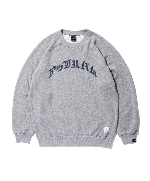APPLEBUM(アップルバム)の「Vintage Raglan Crew Sweat(スウェット・メンズ・チャコールグレー/ヘザーグレー・MEDIUM/LARGE/X-LARGE)」の2枚目の写真