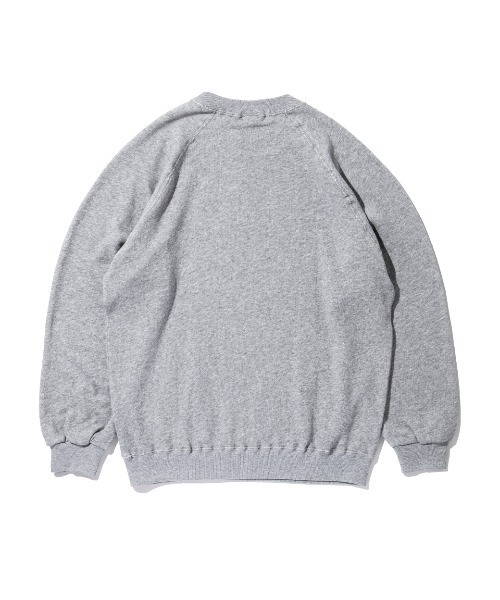 APPLEBUM(アップルバム)の「Vintage Raglan Crew Sweat(スウェット・メンズ・チャコールグレー/ヘザーグレー・MEDIUM/LARGE/X-LARGE)」の9枚目の写真