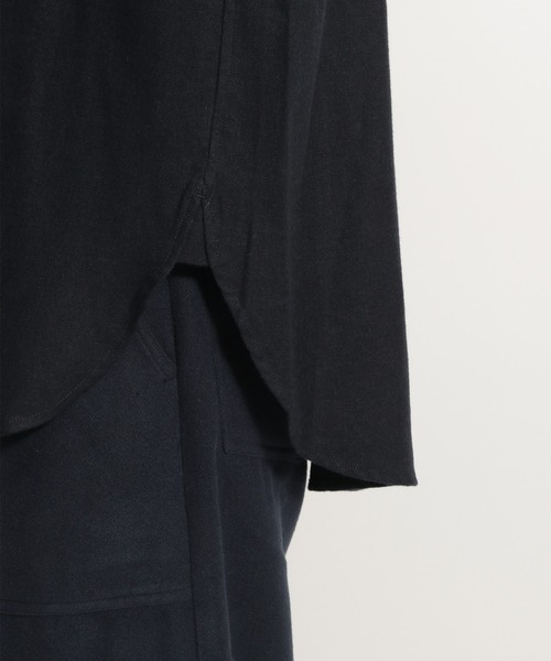 niko and...（ニコアンド）の「ウール混アーミーシャツ（シャツ/ブラウス・メンズ・ネイビー/キャメル/アイボリー・MEDIUM/LARGE）」の20枚目の写真