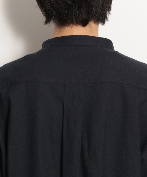 niko and...（ニコアンド）の「ウール混アーミーシャツ（シャツ/ブラウス・メンズ・ネイビー/キャメル/アイボリー・MEDIUM/LARGE）」の22枚目の写真