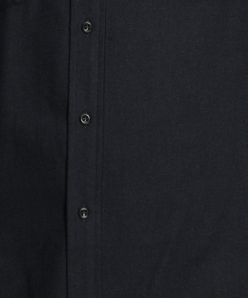 niko and...（ニコアンド）の「ウール混アーミーシャツ（シャツ/ブラウス・メンズ・ネイビー/キャメル/アイボリー・MEDIUM/LARGE）」の6枚目の写真