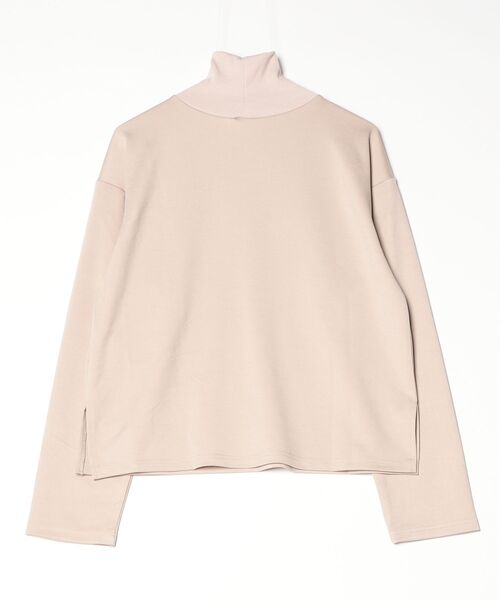 KOBE LETTUCE（コウベレタス）の「リブタートルネックトップス[C5823]（Tシャツ/カットソー・レディース・ホワイト/ブラック/ベージュ・FREE）」の5枚目の写真